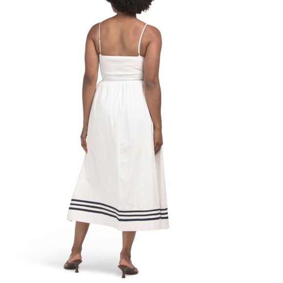 MOON RIVER White Sailor Dropped Waist Dress - Picture 2 of 2